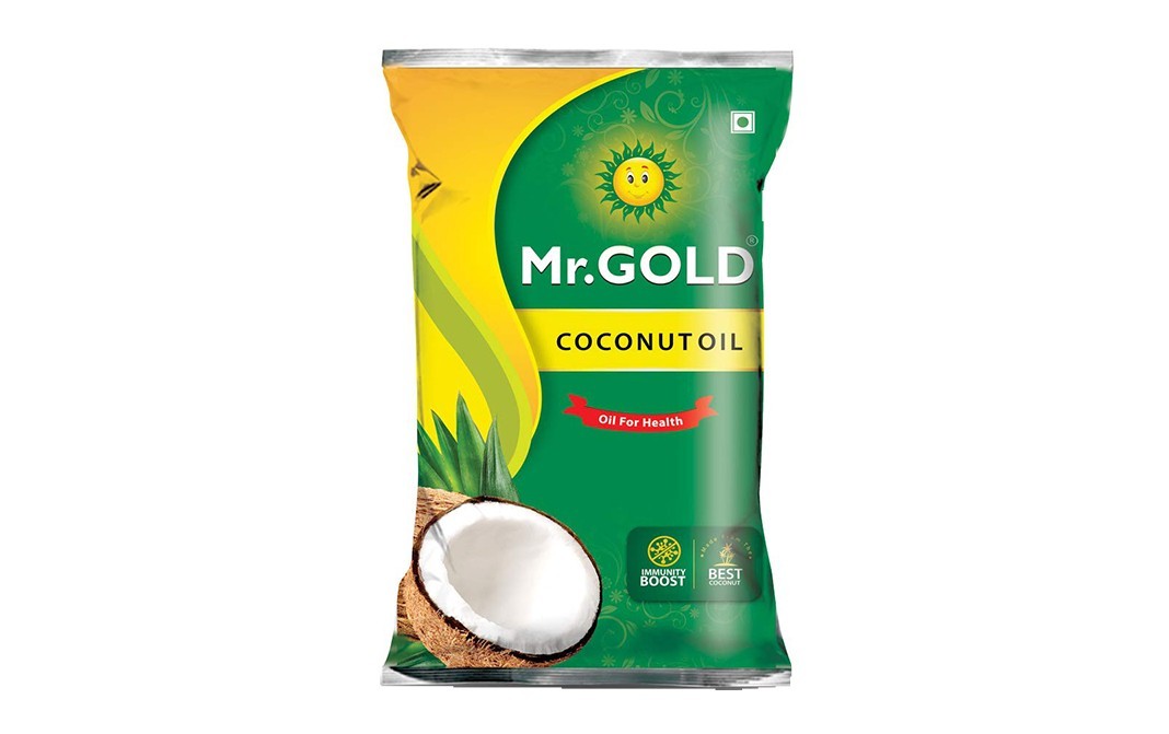 Mr. Gold Coconut Oil    Pouch  1 litre